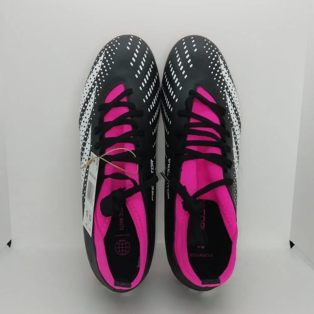 ADIDAS Predator Accuracy Womens New Black/Pink Soccer Cleats - Size: 13